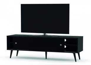 Drewniana Szafka Rtv Sonorous Retro Rtra-180-Blk-Blk Szerokość 180 Cm - Szafki RTV Drewniana Szafka Rtv Sonorous Retro Rtra-180-Blk-Blk Szerokość 180 Cm - Szafki RTV - miniaturka - grafika 1