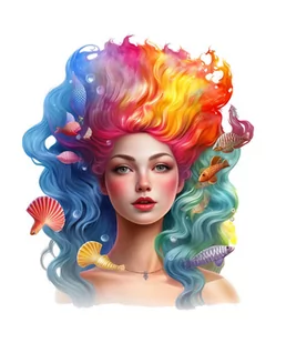 Naprasowanka Dziewczyna morze sea girl 4 - Pasmanteria - miniaturka - grafika 1