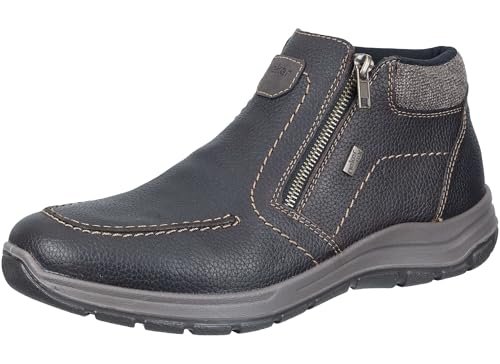 Rieker Męskie 03660 krótkie kozaki, brązowe, 44 EU szerokie, brązowy, 44 EU Weit