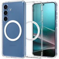 Etui i futerały do telefonów - Spigen Etui Ultra Hybrid Mag do MagSafe do Galaxy S25 Plus, przezroczysto-białe - miniaturka - grafika 1