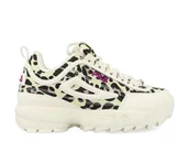 Buty dla dziewczynek - Buty dziecięce Fila 101108279G DISRUPTOR A KIDS Beżowe - miniaturka - grafika 1