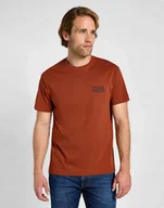 Koszulki męskie - LEE SS RELAXED LOGO TEE SWEET MAPLE 112355724 XL - miniaturka - grafika 1