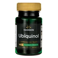 Witaminy i minerały - SWANSON Koenzym Q10 aktywny Kaneka 200mg Ubiquinol Ubichinol 30 kapsułek - miniaturka - grafika 1