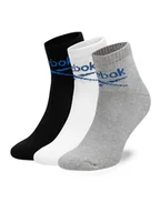 Skarpetki damskie - Reebok Zestaw 3 par wysokich skarpet unisex R0255-SS24 (3-pack) Kolorowy - miniaturka - grafika 1