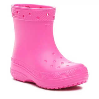 Buty dla dziewczynek - Kalosze Crocs Crocs Classic Boot Kids 208544 Juice 6UB - grafika 1