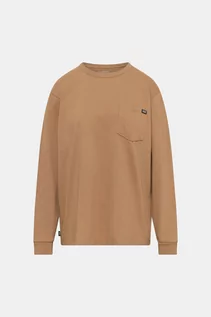 Bluzki damskie - VANS Longsleeve - Brązowy - Kobieta - M (M) - grafika 1