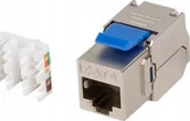 Pozostałe akcesoria sieciowe - Lanberg łącznik keystone gniazdo RJ45 -beznarzędziowy FTP kat. 6 - miniaturka - grafika 1