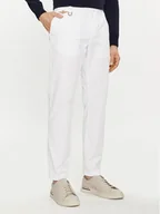 Spodnie męskie - Aeronautica Militare Chinosy 241PA1597CT3293 Biały Regular Fit - miniaturka - grafika 1