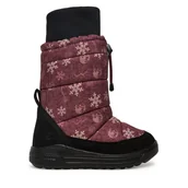 Buty dla dziewczynek - Śniegowce ECCO Urban Snowboarder 722372 Bordowy - miniaturka - grafika 1