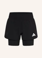 Spodnie i spodenki dla dziewczynek - Adidas Szorty All Sports Pacer Nxt 2In1 schwarz - adidas - miniaturka - grafika 1