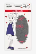 Rajstopy dziecięce - Rajstopy dziecięce z wzorzystej mikrofibry Pretty X61 Marilyn - miniaturka - grafika 1