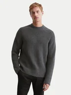 Swetry męskie - Marc O'Polo Sweter 429 6018 60318 Szary Regular Fit - miniaturka - grafika 1