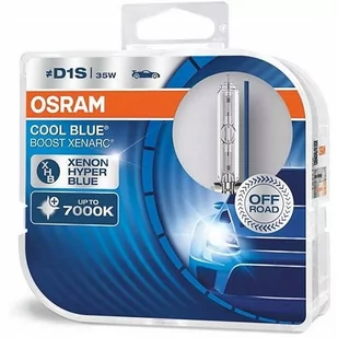 Osram Xenarc Cool Blue Boost D1S Xenon samochodowa lampa ksenonowa zestaw żarówek (Double Pack) 66140CBB-HCB - Żarówki samochodowe - miniaturka - grafika 1