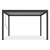 Kratki i pergole - Pergola ogrodowa na taras ELEGANCE 3x4 Anthracite/Light Grey - Gutroof - miniaturka - grafika 1