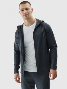 Męska bluza treningowa 4F 4FWAW24TFSWM403 - szara - Bluzy sportowe męskie - miniaturka - grafika 1