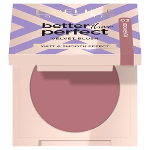 EVELINE Better Than Perfect Velvet Blush róż prasowany 03 - Róże do policzków - miniaturka - grafika 1