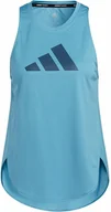 Bielizna sportowa damska - Adidas Top sportowy "Badge of Sport" w kolorze błękitnym - miniaturka - grafika 1
