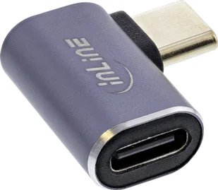 Adapter USB InLine 35900B USB-C - USB-C Szary 35900B - Adaptery i przejściówki - miniaturka - grafika 1