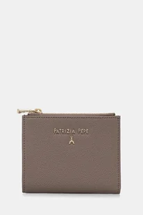 Patrizia Pepe portfel skórzany damski kolor brązowy CQ8732 L001 - Portfele - miniaturka - grafika 1