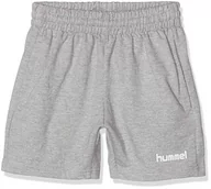 Odzież sportowa dziecięca - Hummel dziecięce szorty hmlGO Kids COTTON BERMUDA, szary, 128 - miniaturka - grafika 1