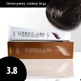 SCANDIC Line Profis lastrada farba do włosów 100ML 3.8 - Farby do włosów i szampony koloryzujące - miniaturka - grafika 1