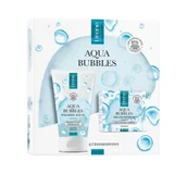 Żele do mycia twarzy - Lirene - Aqua Bubbles - Zestaw prezentowy kosmetyków do pielęgnacji twarzy - Nawilżający żel myjący 150 ml + Hydrokrem 50 ml - miniaturka - grafika 1