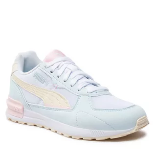 Buty dla dziewczynek - Sneakersy Puma Graviton Jr 381987-32 Puma White/Sugared Almond/Dewdrop - grafika 1