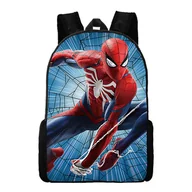 Plecaki - Kids Cartoon Plecak o dużej pojemności Superhero Spiderman School Book Bags Oddychający plecak podróżny Prezent 1 - miniaturka - grafika 1