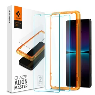 Szkło hartowane Spigen Alm Glas.Tr do Sony Xperia 1 IV  2 szt.) - Szkła hartowane na telefon - miniaturka - grafika 1