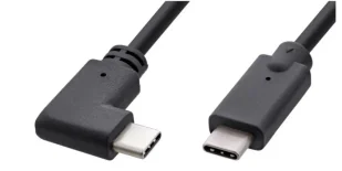 Kabel USB-C MicroConnect 1m, 3.2 Gen2, jeden koniec kątowy, 60 W, 10 Gb/s - Kable USB - miniaturka - grafika 1