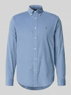 Koszule męskie - Koszula sztruksowa o kroju regular fit z czystej bawełny - miniaturka - grafika 1