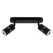 Lampy sufitowe - Lampa ścienno/sufitowa DIOR SPT 4262 Ideus listwa regulowana chrom czarna - miniaturka - grafika 1