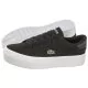 Sneakersy damskie - Sneakersy Ziane Platform 123 2 Cfa Blk/Wht Textile 745CFA0012312 (LC431-a) Lacoste - grafika 1