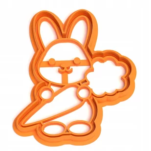 Foremka Zajączek Króliczek z marchewką Wielkanoc - Formy do ciast Foremka Zajączek Króliczek z marchewką Wielkanoc - Formy do ciast - miniaturka - grafika 1