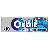 Gumy do żucia, lizaki, dropsy - Orbit White Fresh Mint 10 - miniaturka - grafika 1