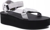 Sandały damskie - Teva W'S Flatform Universal Gloriosa, GREY, 36 us 5; uk 3 - miniaturka - grafika 1