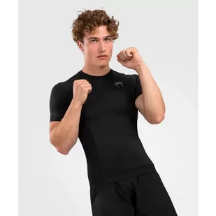 Venum Rashguard G-Fit Air Krótki Rękaw ShortSleeve Black - Kimona, stroje i obuwie - miniaturka - grafika 1