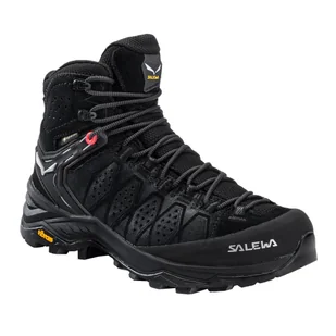 Buty trekkingowe damskie Salewa Alp Trainer 2 Mid GTX czarne 00-0000061383 - Buty trekkingowe damskie - miniaturka - grafika 1