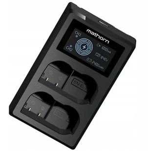 Ładowarka dwukanałowa Mathorn MBC-D210 USB-C do Nikon EN-EL15 - Ładowarki do aparatów dedykowane - miniaturka - grafika 1