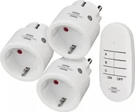 Systemy inteligentnych domów - Brennenstuhl Brennenstuhl Comfort-Line Remote Control Socket Set Mini 3+1 - miniaturka - grafika 1