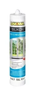 Silikon neutralny Lakma  biały 280ml - Silikony - miniaturka - grafika 1