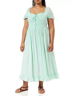 CITY CHIC Damska sukienka maxi Sweet Alice Plus Size, Miętowa słodka Alicja, 44-Plus - Sukienki - miniaturka - grafika 1
