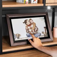 Ramki cyfrowe do zdjęć - Cyfrowa ramka na zdjęcia Kruger&Matz FRAMEO Wi-Fi 15" drewniana ramka - miniaturka - grafika 1