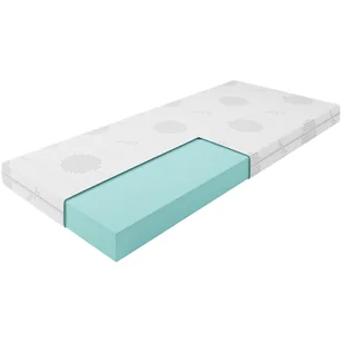 Materac NINO piankowy GUENO Rozmiar - 80x200, Twardość materacy - H2 - średni, Pokrowiec Gueno - Silver Plus - Materace - miniaturka - grafika 1