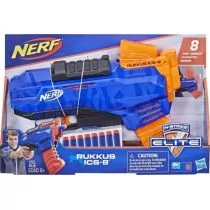 Hasbro Nerf, Nstrike Elite, wyrzutnia Ruckus ICS-8, E2654 - Zabawki militarne - miniaturka - grafika 20