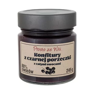 Konfitura z czarnej porzeczki Prosto ze Wsi - Konfitury, marmolady, powidła - miniaturka - grafika 1