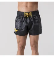 Kimona, stroje i obuwie - Everlast Spodenki Muay Thai Black/Gold Rozmiar M - miniaturka - grafika 1
