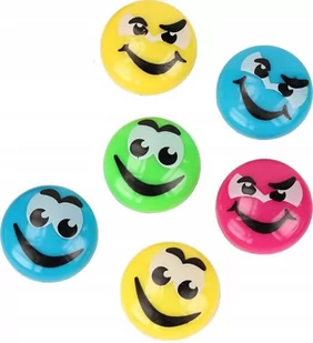 Magnesy magnes Kolorowe uśmiech Uśmieszki emoji x8 - Magnesy - miniaturka - grafika 1