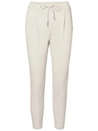 Spodnie damskie - Vero Moda Spodnie "Eva" w kolorze kremowym - miniaturka - grafika 1