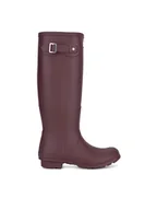 Kalosze damskie - Hunter Kalosze WFT1000RMA Bordowy - miniaturka - grafika 1